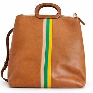 Clare V. Marcelle Leather Tote/ Backpack